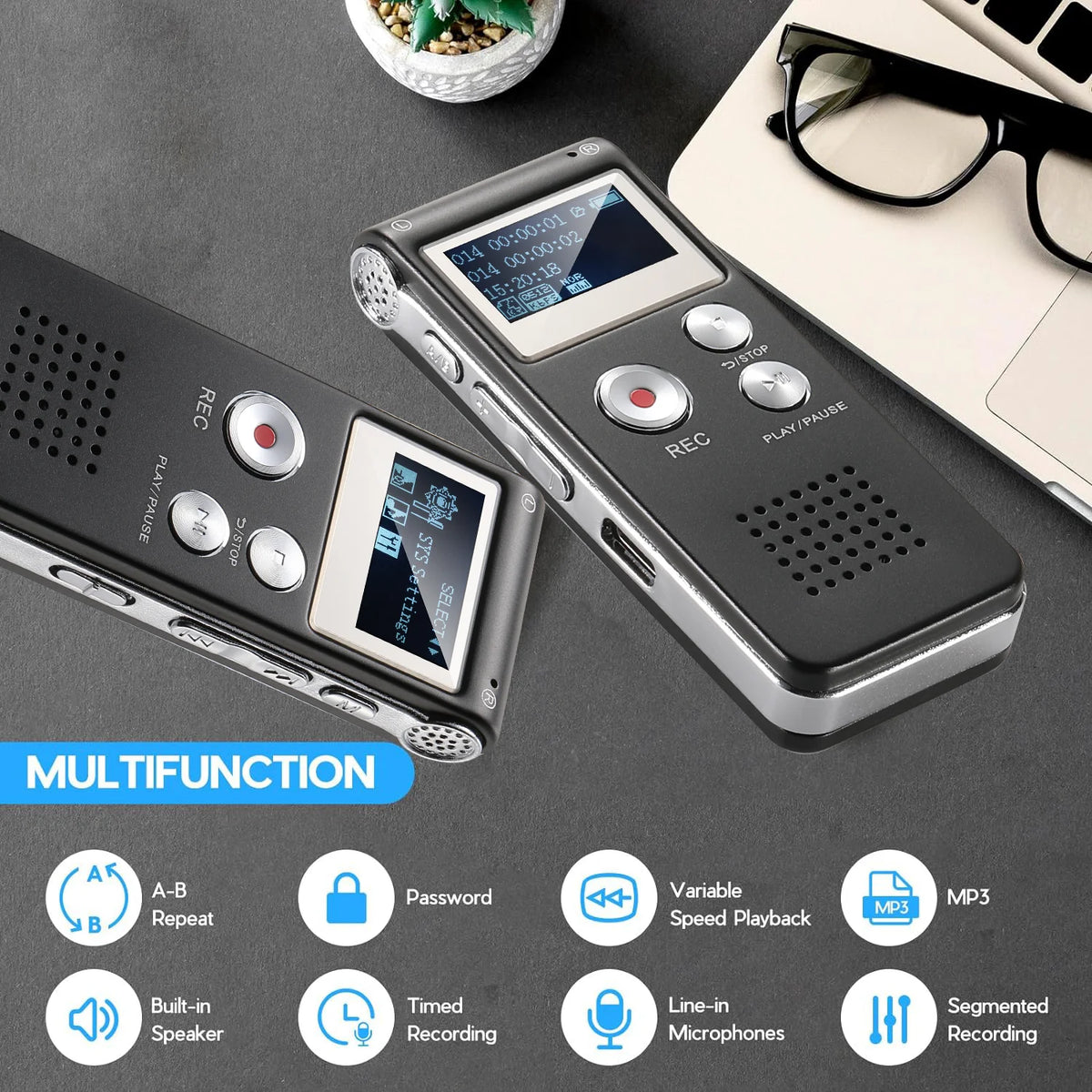 High-Quality Digital Voice Recorder