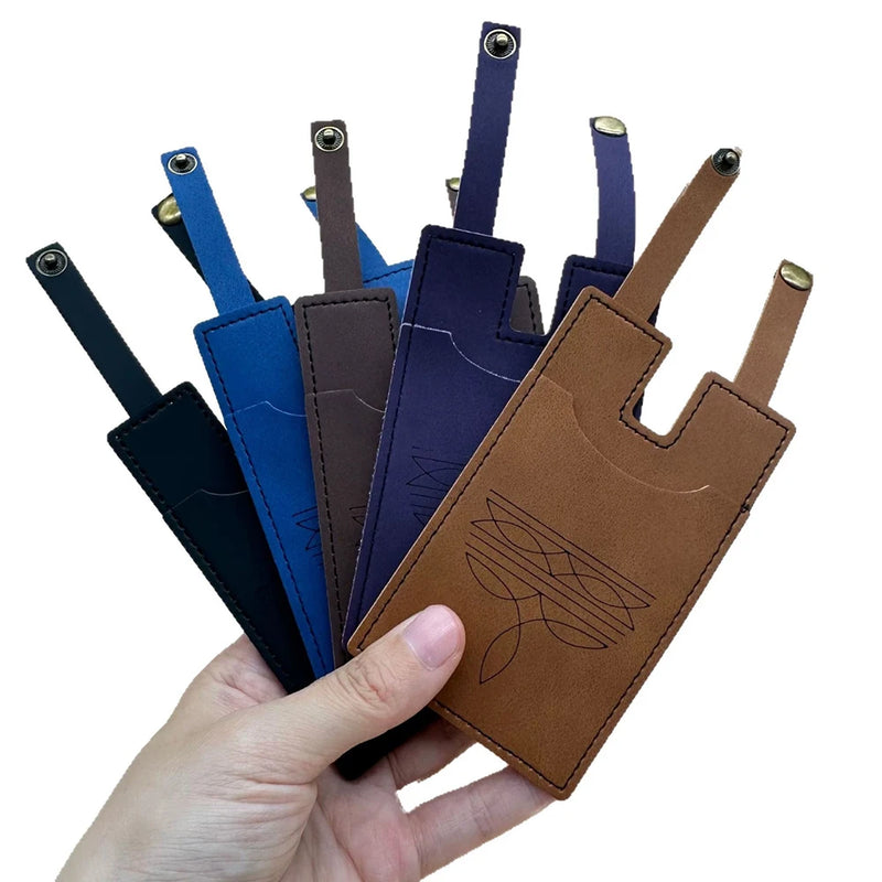 Vintage Western Boot Wallet with Snap Closure