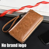 Men's RFID Blocking Leather Zipper Wallet