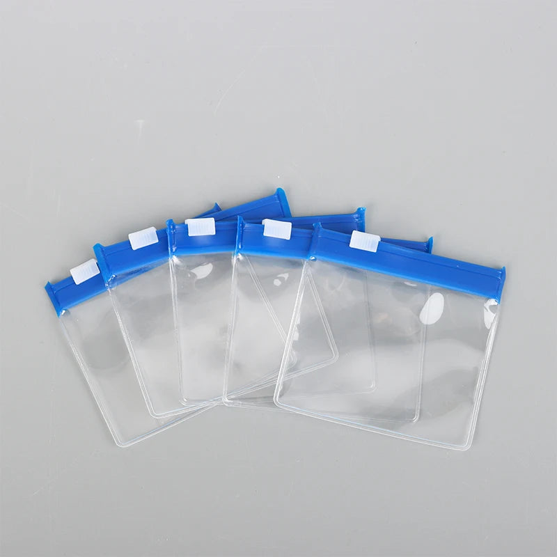 Ensemble de Pochettes Zippeuses en EVA Transparente pour Pilules