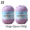 Premium 100% Cotton Yarn – Medium-Fine Weight for All-Season Knitting