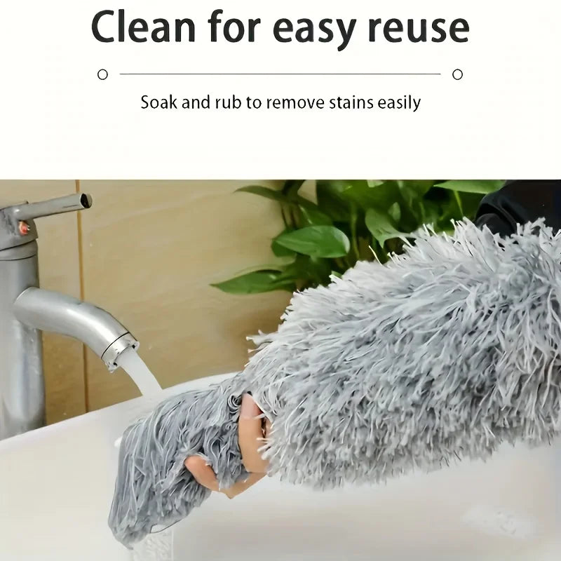 Extra-Long Retractable Duster with Flexible Head