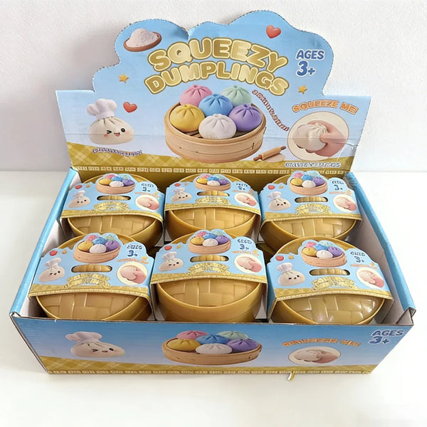 Colorful Stress Relief Dumpling Squishy Toy