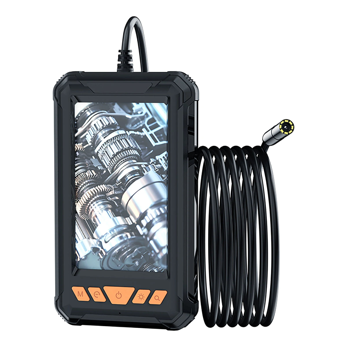 HD Handheld Endoscope Inspection Camera with 4.3-inch Screen and Adjustable LED Lights