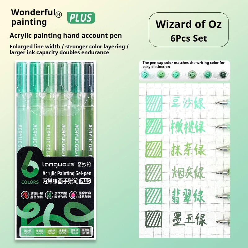 Vibrant Gel Pen Set – Smooth Writing for Art, Notes & Journaling