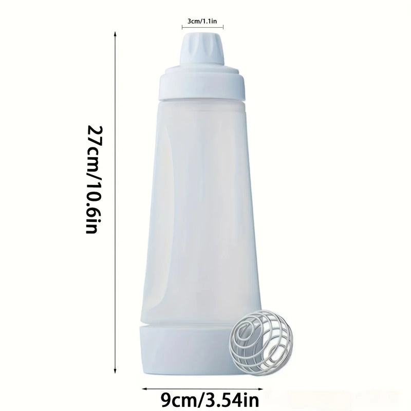 Pancake Batter Dispenser with Wire Whisk — Restaurant-Quality Baking Tool