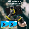 3-Axis Smartphone Gimbal Stabilizer with Built-in Extension Pole and LED Display