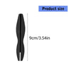A black soft silicone pen grip sleeve shown vertically with a dimension of 9cm or 3.54 inches.