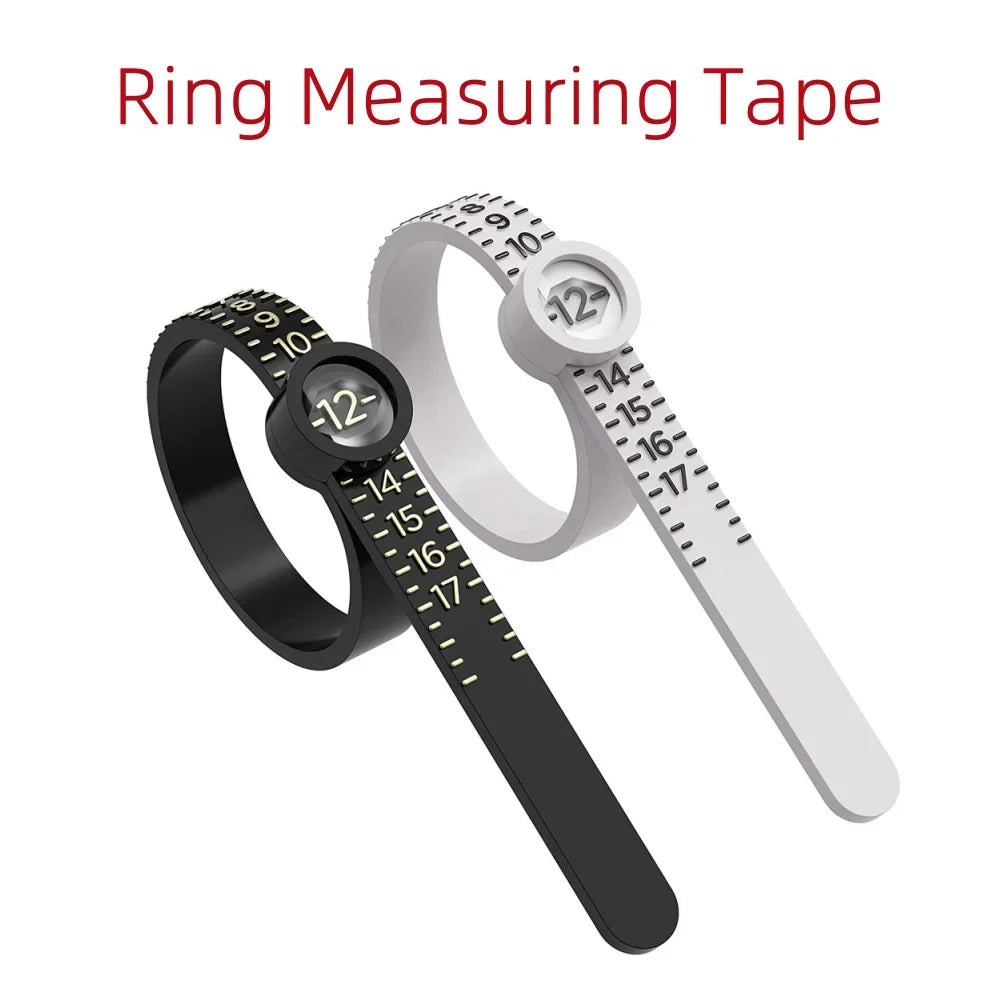 Adjustable Ring Sizing Gauge with Magnifier