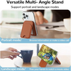 Portefeuille en cuir MagSafe avec support ajustable