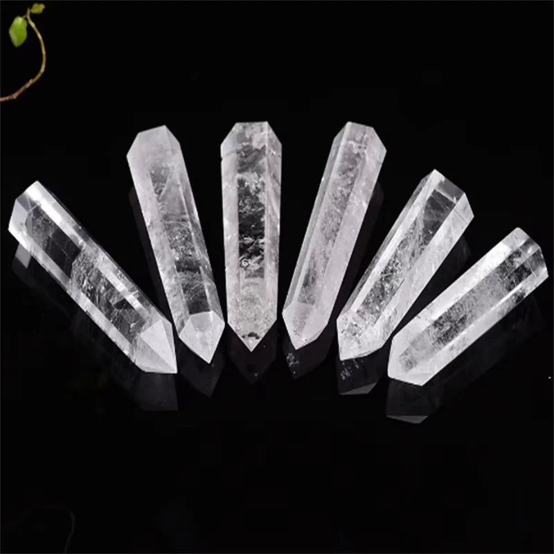 Natural Clear Quartz Crystal Tower