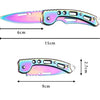 Compact Stainless Steel Folding Knife for Outdoor Adventures