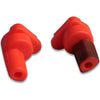 Orange magnetic film cutting guide with a brown edge limiter for vinyl wrap and window tint