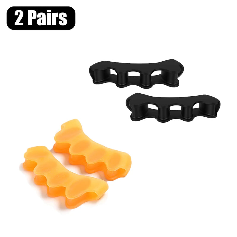 Soft Silicone Toe Separators for Bunion Relief & Foot Alignment