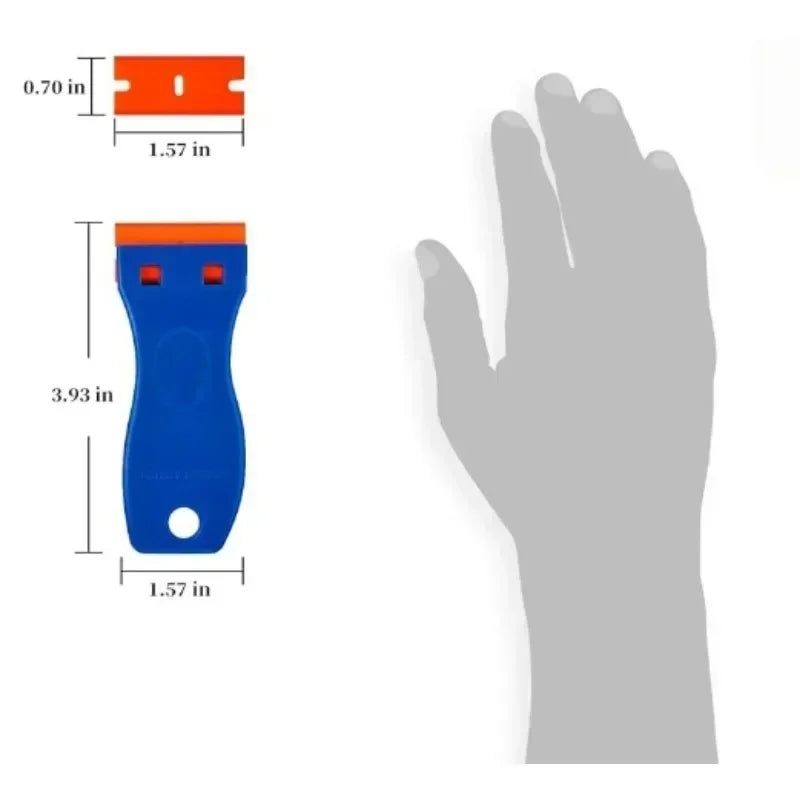 Plastic Window Scraper with Ergonomic Handle