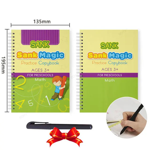 Reusable Grooved Handwriting Practice Book for Kids