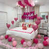 Pink Heart Happy Birthday Balloon Set