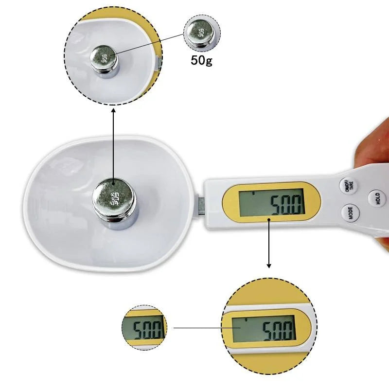 Cuchara Medidora Digital con Pantalla LCD