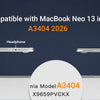 Ultra-Thin Matte Hard Shell Case for MacBook Neo 13-Inch (A3404)