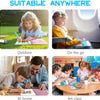 Reusable water drawing book with refillable pen shown in outdoor, on the go, at home, and art class contexts.