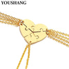 Personalized Stainless Steel Heart Name Necklace