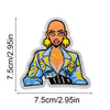 Embroidered Iron-On Patch – Stylish Black Queen Design