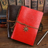 Vintage PU Leather Spiral Journal – Traveler's Notebook with Anchor Design