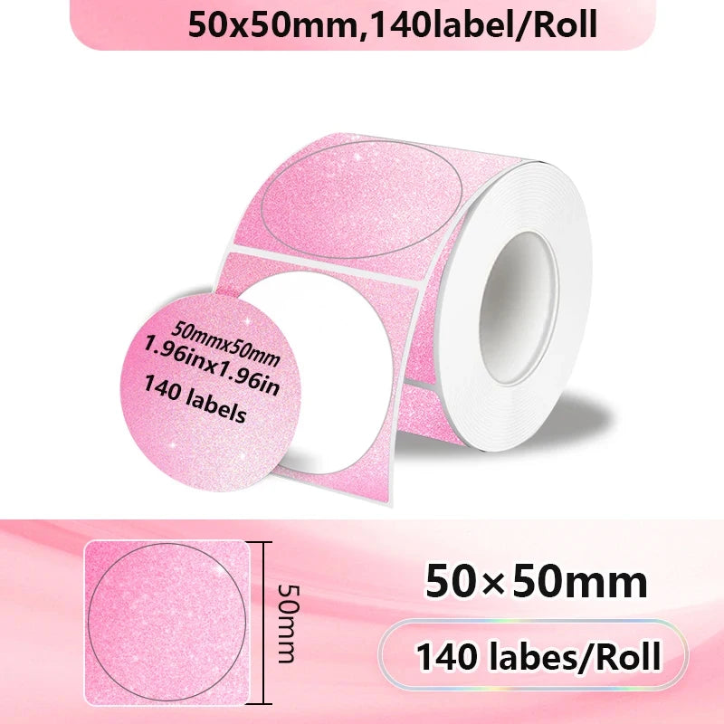 Self-Adhesive Thermal Label Rolls for Mini Printers