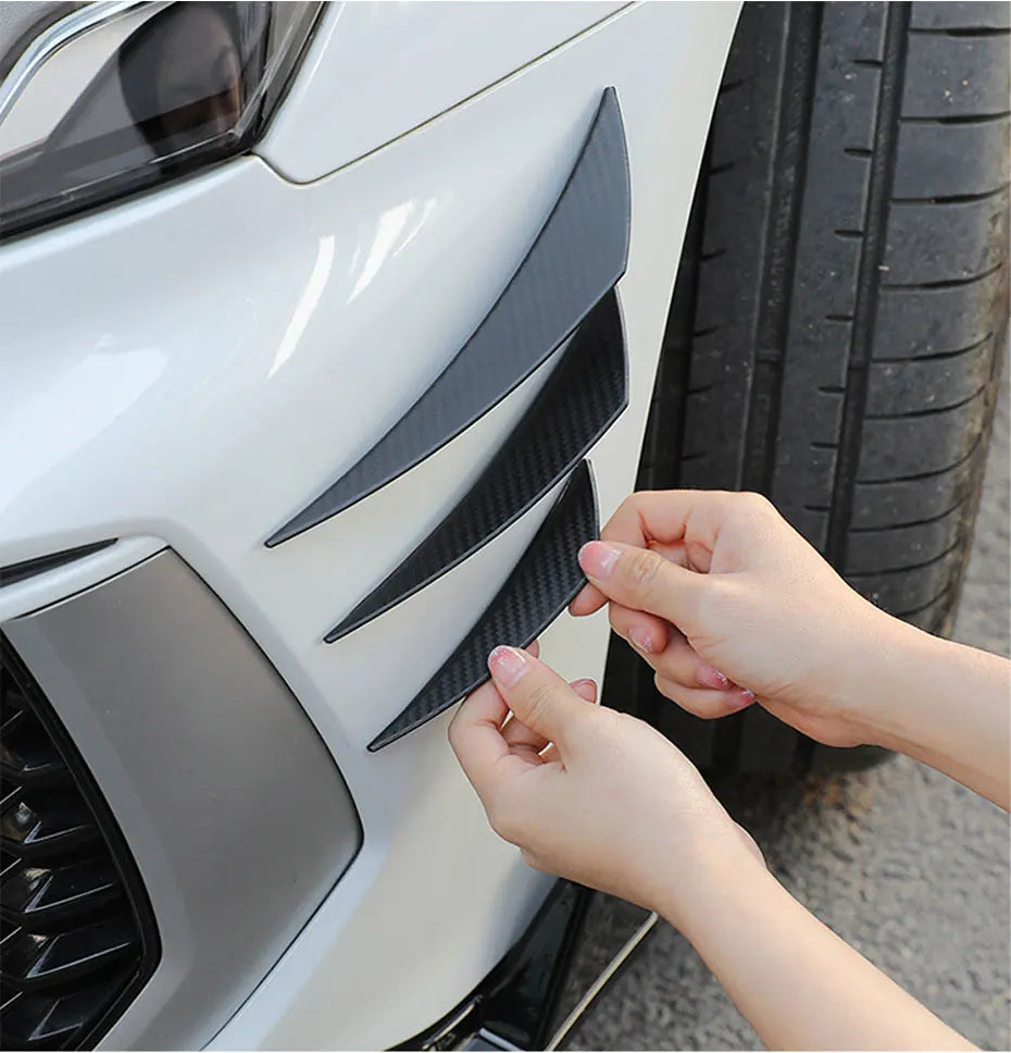 Universal Front Bumper Lip Splitter Fins (6-Piece Set)