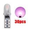 30 pieces of T5 wedge LED bulbs for dashboard, license plate, and interior lights