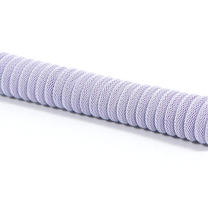 Handcrafted Coiled USB-A to Type-C Cable for Mechanical Keyboards