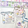 Kawaii Laser Sticker Pack for Scrapbooking and DIY Crafts