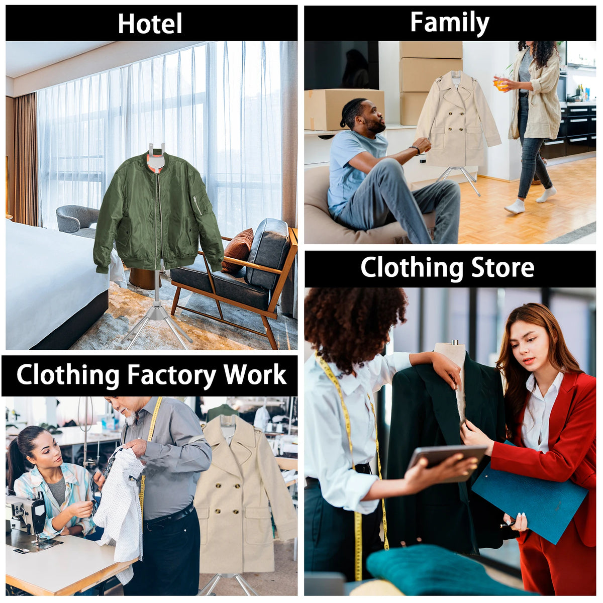 Adjustable Telescopic Garment Steamer Stand