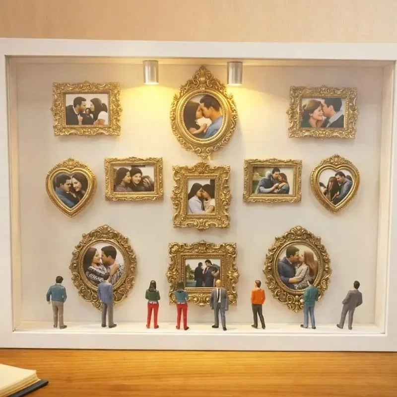Vintage Mini Picture Frames for DIY Crafts & Decor