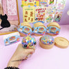 Rainbow Dumpling Squishy Stress Relief Toy with Bamboo Steamer