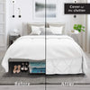 Elastic Wrap-Around Bed Skirt with 14-Inch Drop