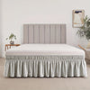 Adjustable Elastic Bed Skirt with Ruffle Trim