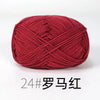 4-Ply Soft Cotton Blend Yarn for Knitting and Crochet