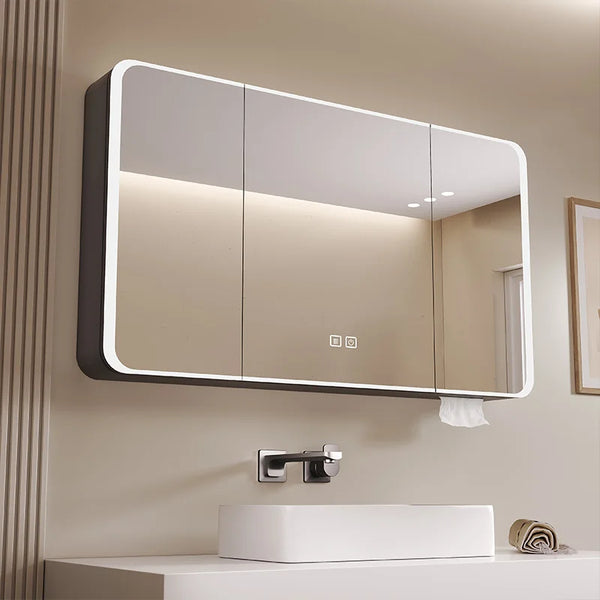 LED Bathroom Mirror with Anti-Fog and Touch Control