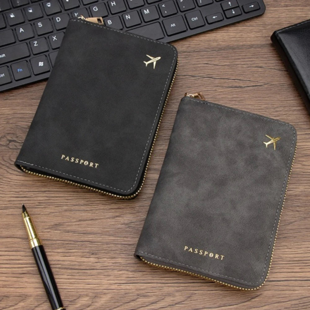 Travel Passport and Wallet Organizer with RFID Protection