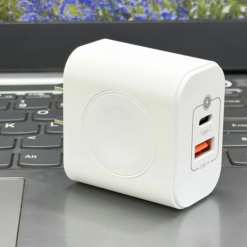 3-in-1 Fast Charging Station for Phone, Watch, and More