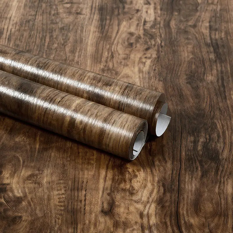 Self-Adhesive Wood Grain PVC Wall & Furniture Wrap