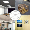 An adjustable stainless steel cable hanging kit used for displaying frames and decor items.