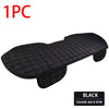 Black square-back row car seat cover protector for front seats