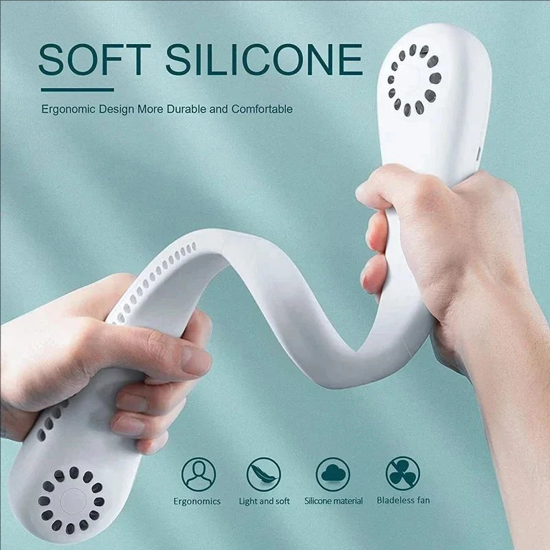 Ventilateur de cou sans pales avec batterie rechargeable