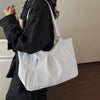 Polka Dot Shoulder Tote Bag with Adjustable Strap