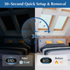 No-Drill Self-Adhesive Blackout Curtain