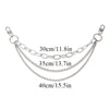 Multi-Layer Metal Pearl Bag Chain