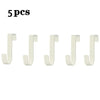 Stainless Steel Over-the-Door Hooks for Kitchen and Bathroom Storage