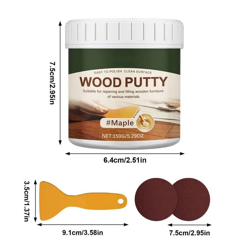 Exterior Wood Filler & Putty Kit